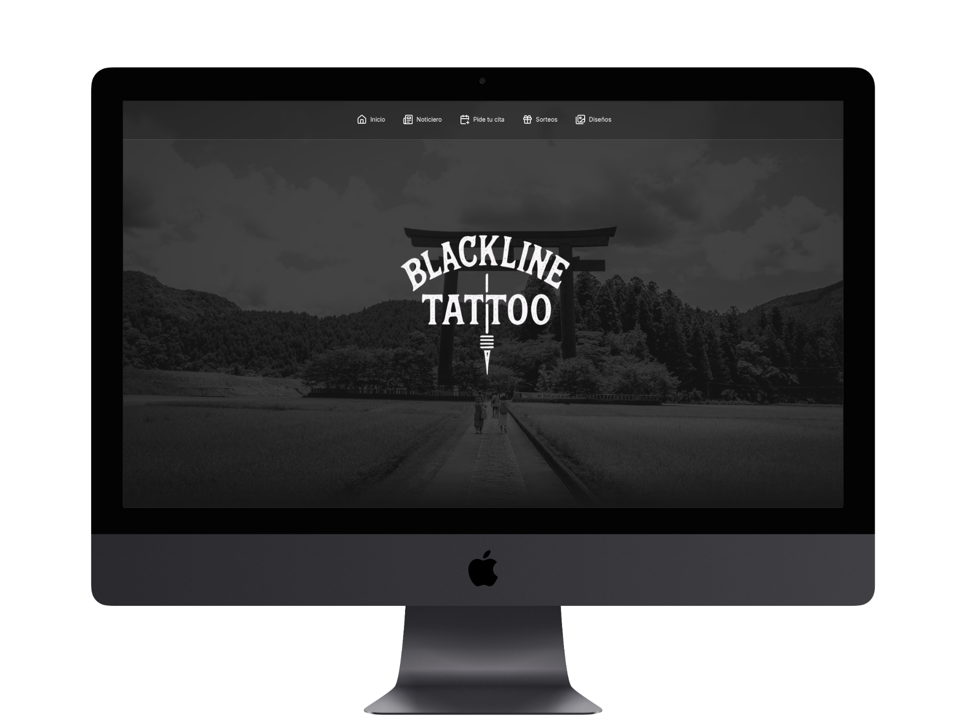 Blackline Tattoo Studio - Mockup